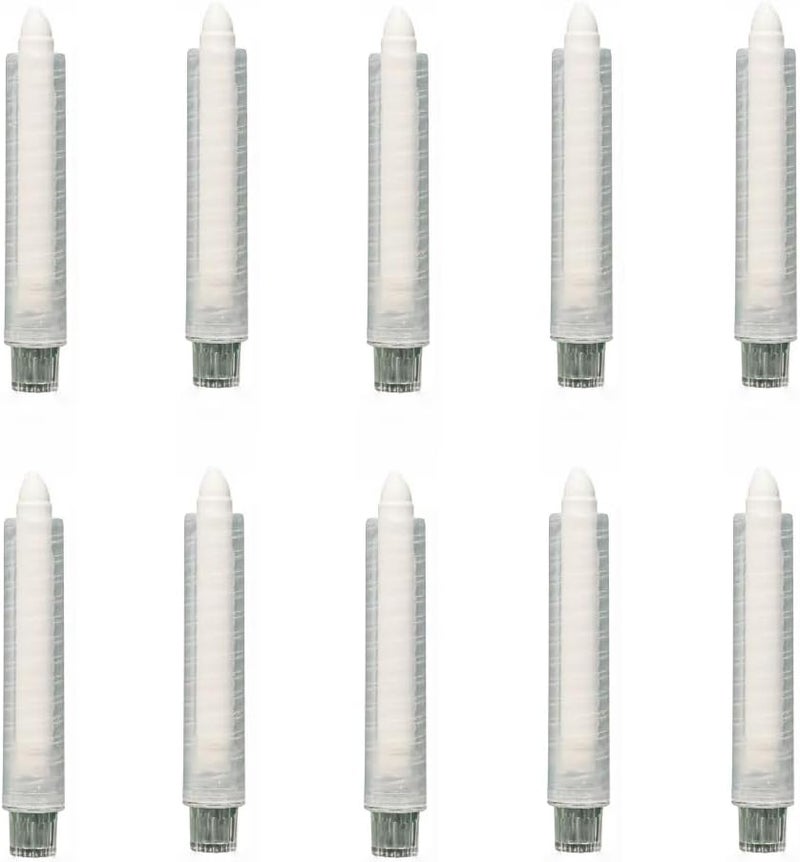 Laoha 10 pcs Plastic Chalk Clip，Transparent Chalk Holders Holder for Kids, Teachers, Students, Classroom or Office Use - Image 1